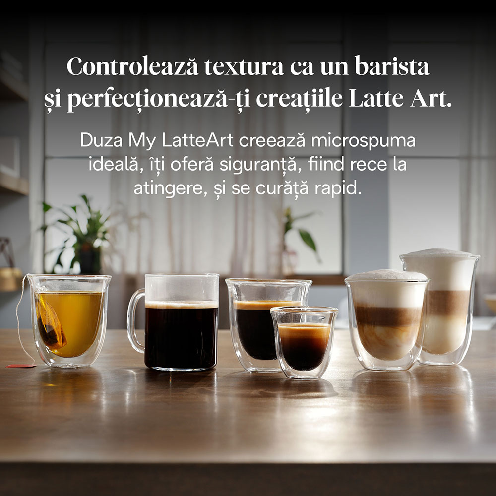 Espressor semi-automat DELONGHI La Specialista Arte EC9155.W, 1.5l, 1300W, 15 bar, functia Active Temperature Control, alb-argintiu