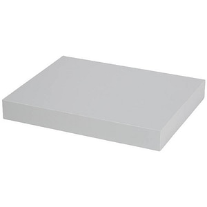 Polita GOODHOME Cusko, melamina, 30 x 23.5 x 3.8 cm, argintiu