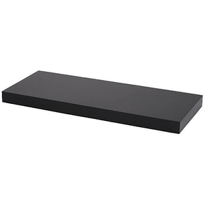 Polita GOODHOME Cusko, melamina, 23.5 x 60 x 3.8 cm, negru