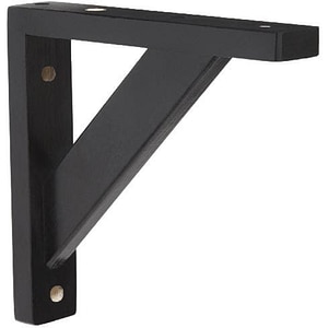 Suport raft GOODHOME Timber, lemn, 20 x 3 x 15 cm, negru
