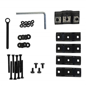 Kit prindere suport auto ski/snowboard MENABO Silver Ice, Frozen Alu