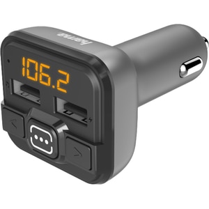 Modulator FM HAMA 14164, Bluetooth, MicroSD, USB, negru