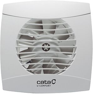 Ventilator baie cu timer CATA UC-10, 8 W, 98 mm, clapeta antiretur, alb