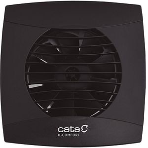 Ventilator baie cu timer CATA UC-10, 8 W, 98 mm, clapeta antiretur, negru