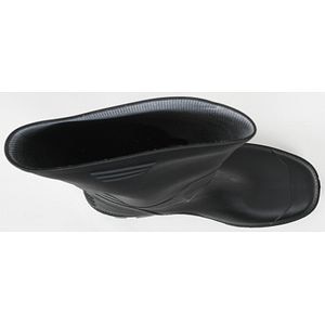 Cizme inalte, PVC, negru, marimea 45  Ginocchio