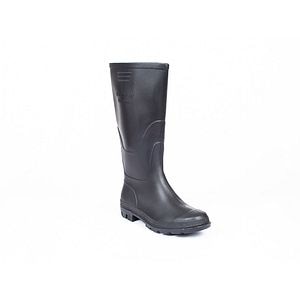 Cizme inalte, PVC, negru, marimea 40  Ginocchio