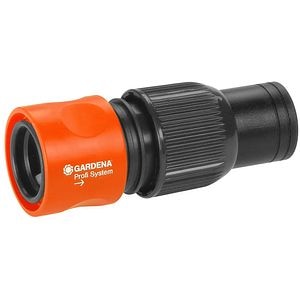 Conector furtune GARDENA 02817 20, 3/4", plastic, negru