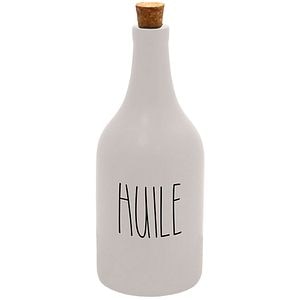 Sticla pentru ulei FRANDIS 041070, ceramica, 500 ml, alb