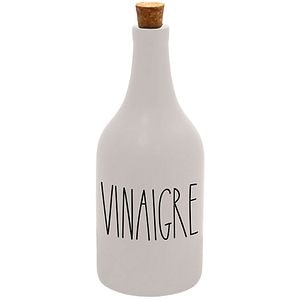 Sticla pentru otet FRANDIS 041077, ceramica, 500 ml, alb