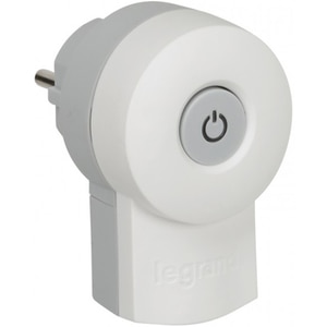 Fisa cu intrerupator LEGRAND 050409, alb-gri