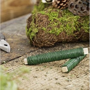 Sarma plasticata pentru gradinarit, 50m, verde