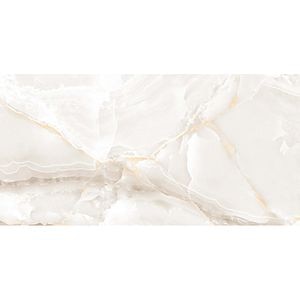 Gresie interior/exterior Rembo Onyx Crema, crem lucios, 60 x 120 cm, 9 mm, 1.44 m2/cutie