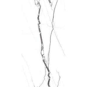 Gresie interior/exterior Merita White, alb/negru lucios, 60 x 120 cm, 9 mm, 1.44 m2/cutie