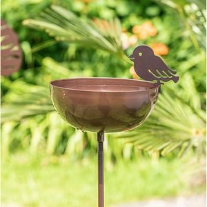 Decoratiune pasare pentru plante, maro