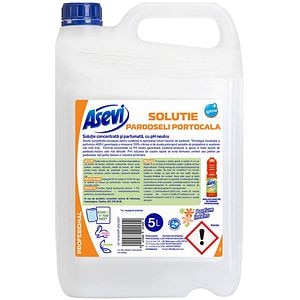 Solutie de curatare pardoseli ASEVI Profesional Portocala, 5 l