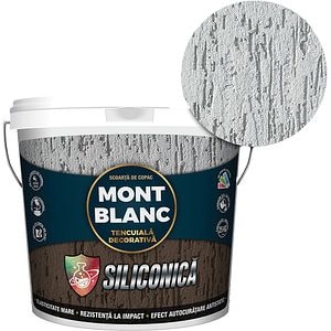 Tencuiala siliconica striata Mont Blanc, alb, 2 mm, 25 kg