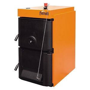 Cazan combustibil solid FERROLI SFR PRO 0ICJ7V06, 41Kw, 90 x 52 x 96 cm