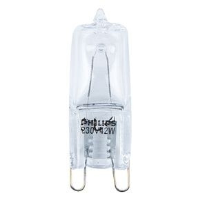 Set 2 becuri PHILIPS Halogen, G9, 42W, 630lm, lumina calda