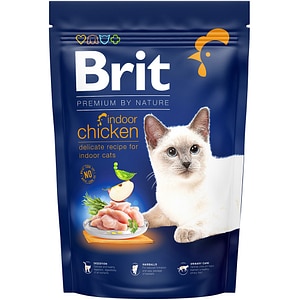 Hrana uscata pentru pisici BRIT Premium by Nature Indoor, Adult, Pui, 1.5 kg