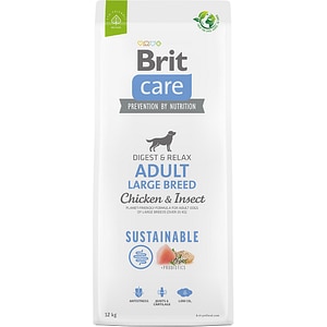Hrana uscata pentru caini BRIT CARE Sustainable Large Breed, Adult, Pui, 12 kg