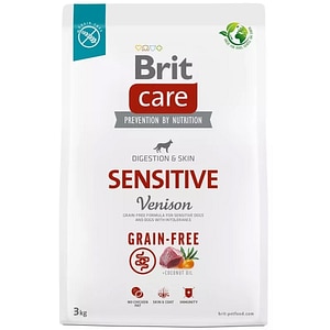 Hrana uscata pentru caini BRIT CARE Grain Free Sensitive, Adult, Vanat, 3 kg