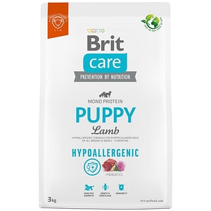 Hrana uscata pentru caini BRIT CARE Hypoallergenic, Junior, Miel, 3 kg