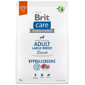 Hrana uscata pentru caini BRIT CARE Hypoallergenic Large Breed, Adult, Miel, 3 kg