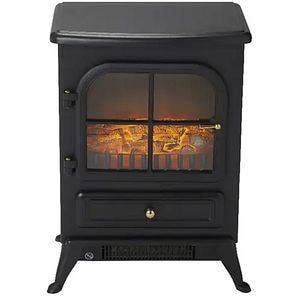 Semineu electric, 1850W, 54.8 x 28 cm, negru