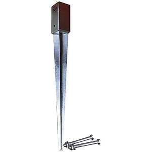 Suport metalic fixare stalp BLOOMA 100266323, 45 x 45 x 600 mm