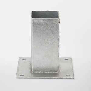 Baza stalp BLOOMA, 7 x 7 x 15cm, otel