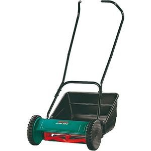 Masina de tuns gazon manuala BOSCH, Electrica, latime taiere 38 cm, cos 25L, verde