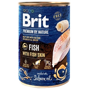 Hrana umeda pentru caini BRIT Premium by Nature, Adult, Peste, 6 x 400g