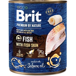Hrana umeda pentru caini BRIT Premium by Nature, Adult, Peste, 6 x 800 g