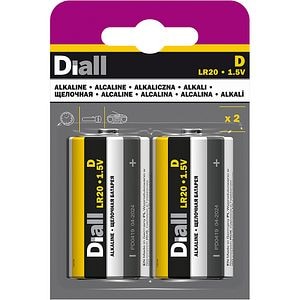 SET 2 BATERII ALCALINE D LR20, 15300MAH DIALL