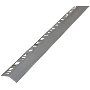 Profil placi ceramice DIALL 100569219, 2.5 m, argintiu