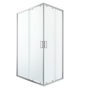 Cabina dus standard GoodHome Beloya, dreptunghiulara, 120 x 80 x 195 cm, sticla securizata 8mm, profil crom