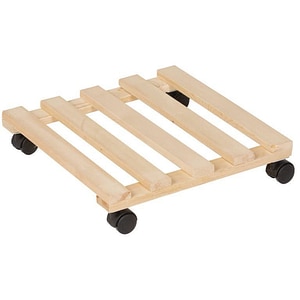 Suport ghiveci DIALL, lemn, 35 x 35 cm, maro