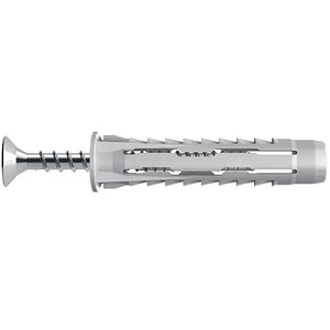 DIBLU UNIVERSAL CU SURUB 6 X 30 MM 10 BUCATI
