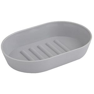 Savoniera COOKE & LEWIS Palmi, 14 x 9 x 2.5 cm, plastic, argintiu