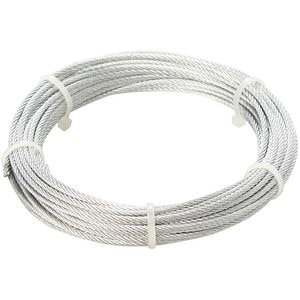 Cablu otel DIALL, 4mm x 10m, argintiu