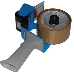 Banda adeziva cu dispensor DIALL 100581055, 50 mm x 50 m, maro