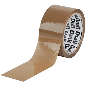 Banda adeziva DIALL Easytear 100581062, 50 mm x 50 m, maro