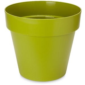 Ghiveci flori BLOOMA, plastic, D 40 cm, verde