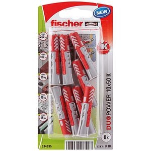 Set de 10 dibluri duopower 10 x 50  Fischer