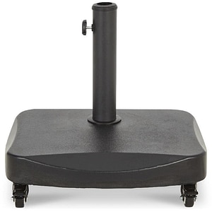 Suport umbrela Sharki, ciment, 47.5 x 41 cm, negru