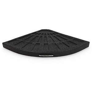 Placa contragreutate suport umbrela Tivano, ciment, negru