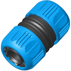 Conector reparatie furtun VERVE, diametru 25 mm, albastru