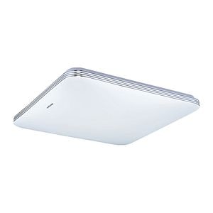 Plafoniera LED, 1 x 28 W, alb, 33 x 33 cm, otel si plastic • Struhm Adis