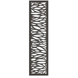 Panou decor KLIKSTROM Neva Mo.2, 179 x 44 x 2.1cm, aluminiu, gri