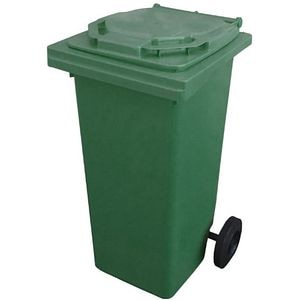 Pubela gradina NAPOCHIM, 120 L, verde